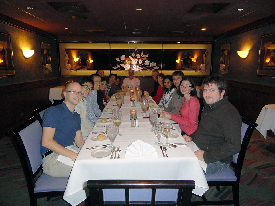 Kickoff Meeting Group Dinner